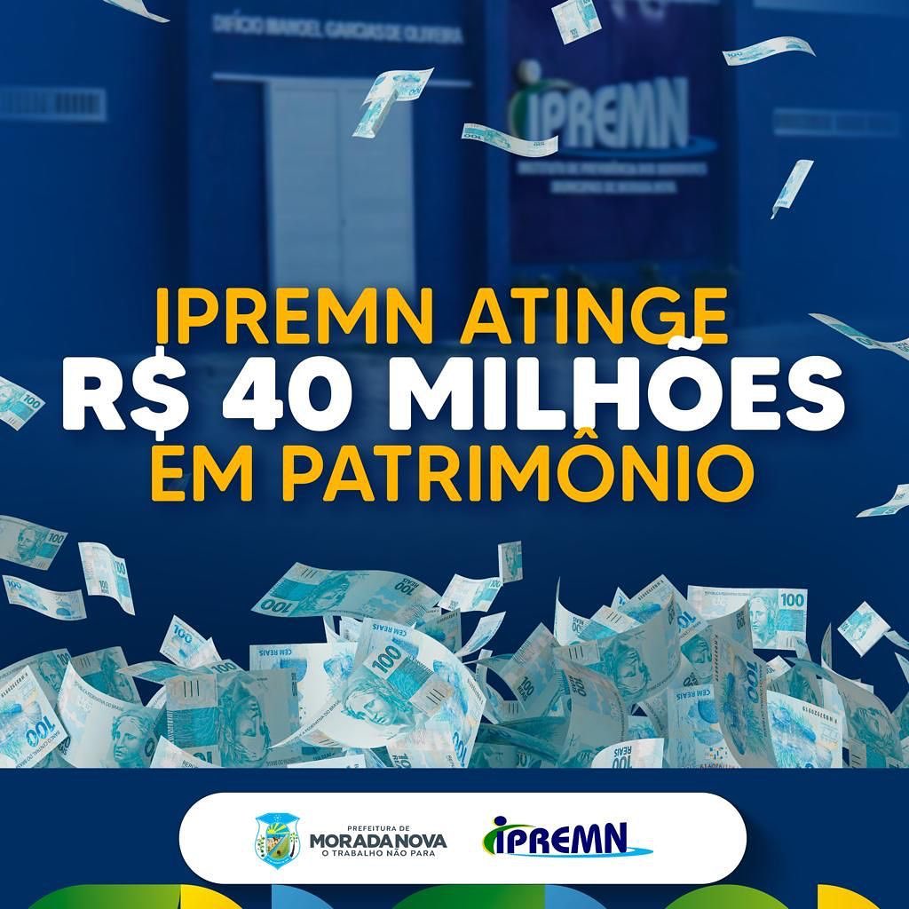 IPREMN atinge a marca de R$ 40 milhões em patrimônio